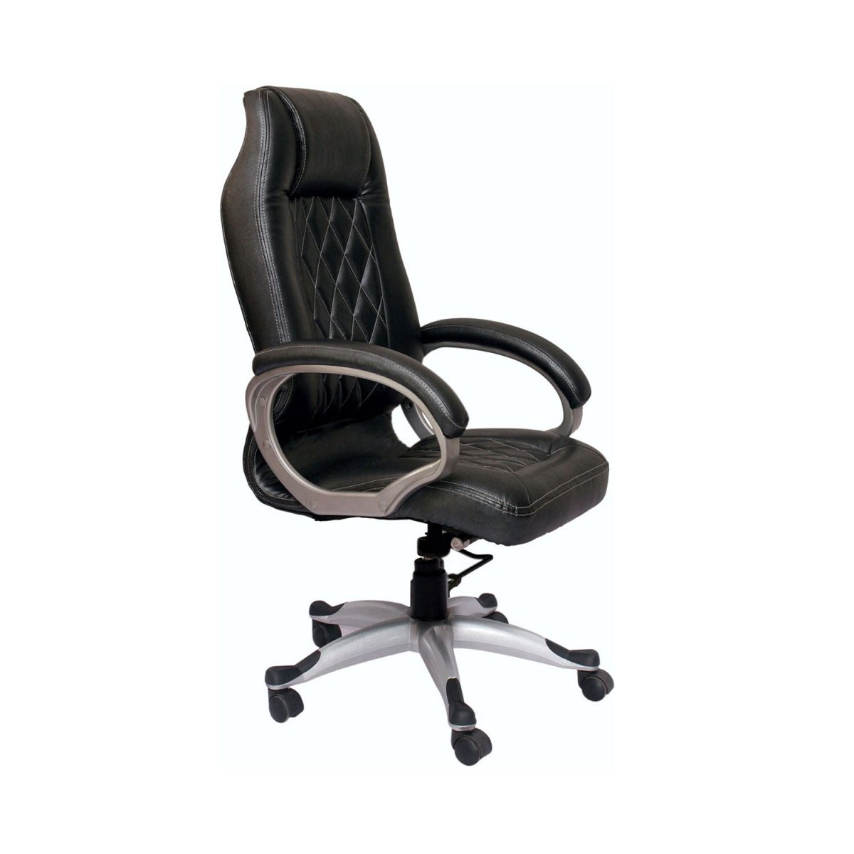 ML-357 Black Leatherette High Back Executive Chair - Image 2