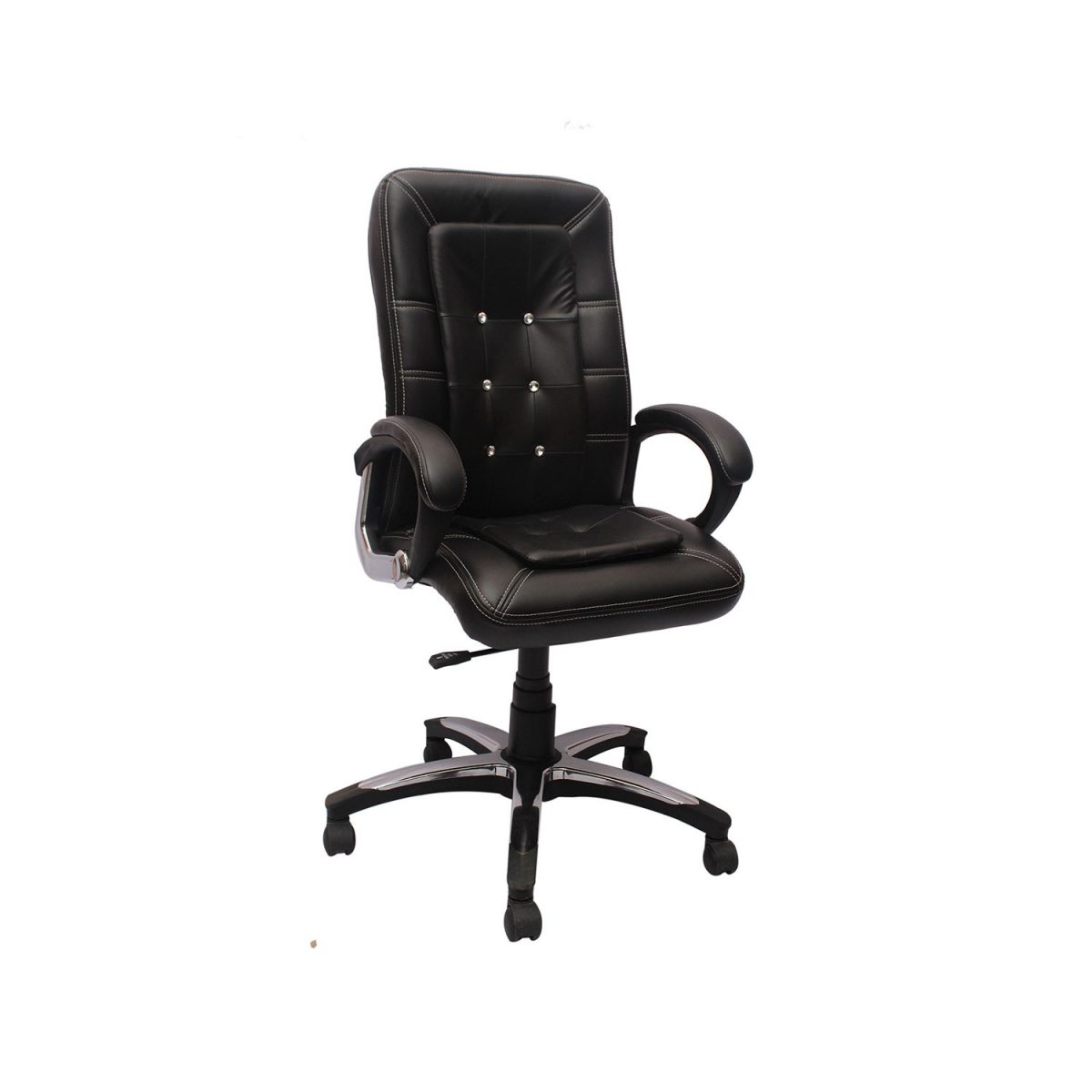 ML-81- Black Synthetic Leather High Back Executive Chair - Image 3