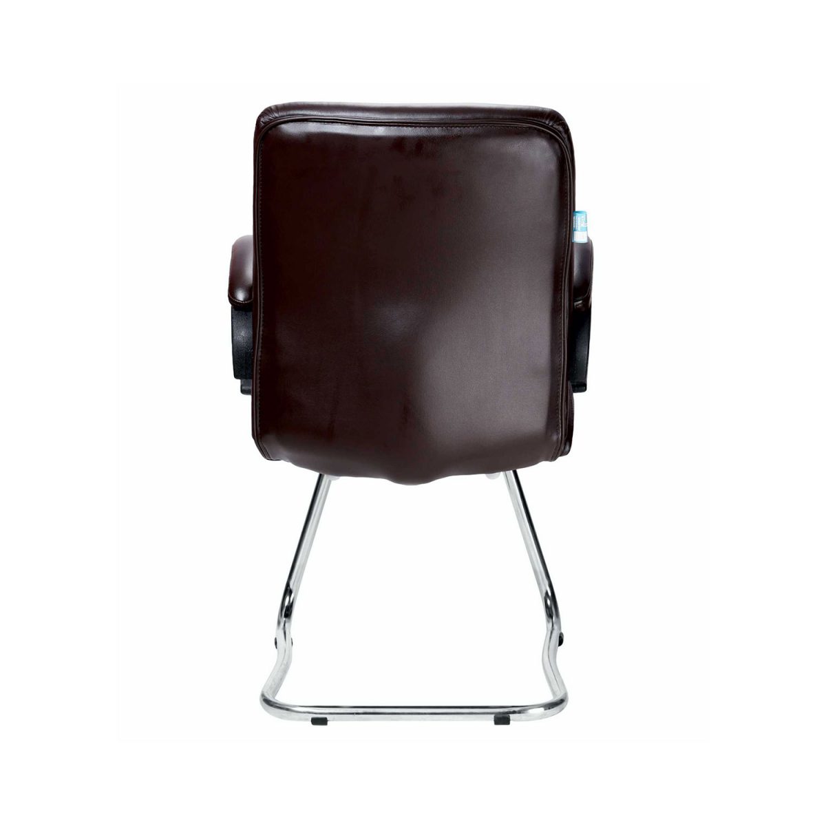 ML-750-Simplepiel Mid Back Visitor Chair In Brown Color - Image 2