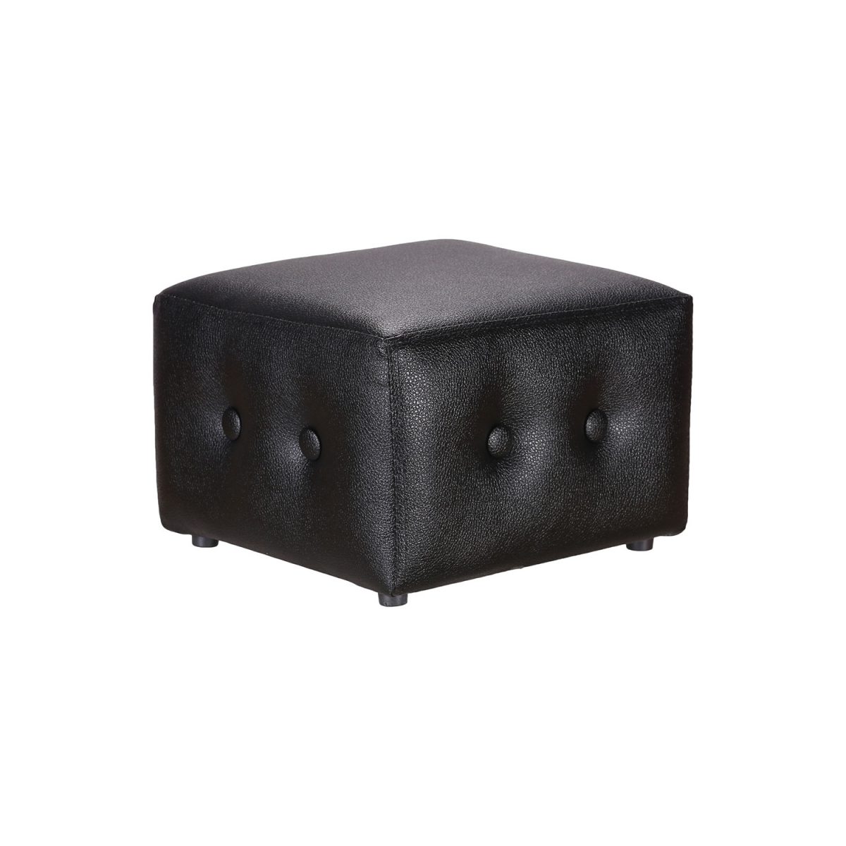 ML-742-THE PLAZO SQUARE SMALL PUFFY IN BLACK COLOR - Image 3