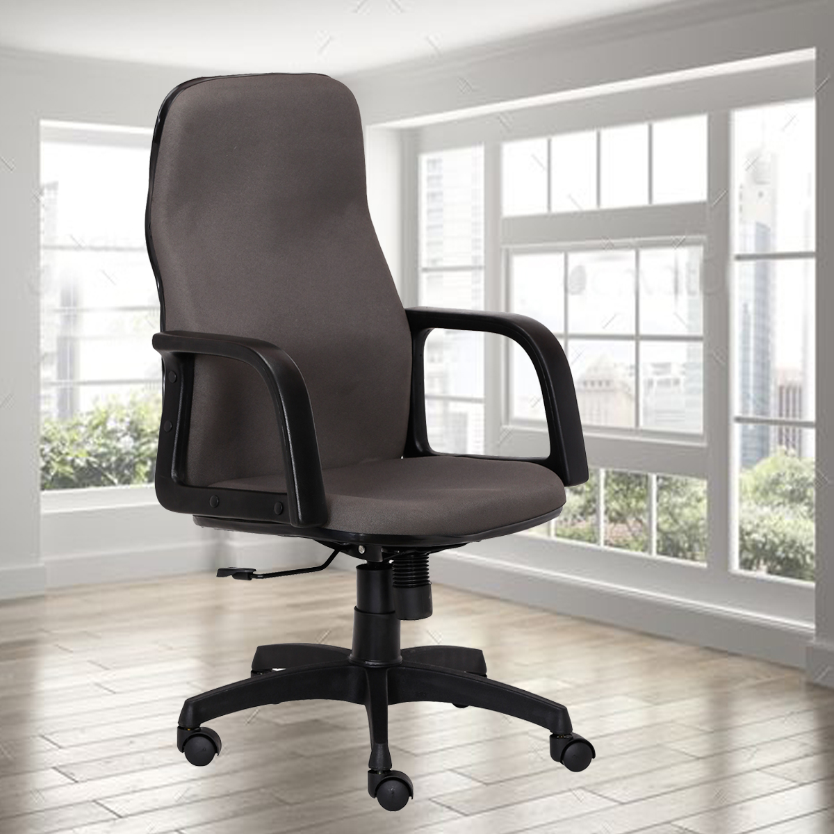 Fabric padded 2024 office chair