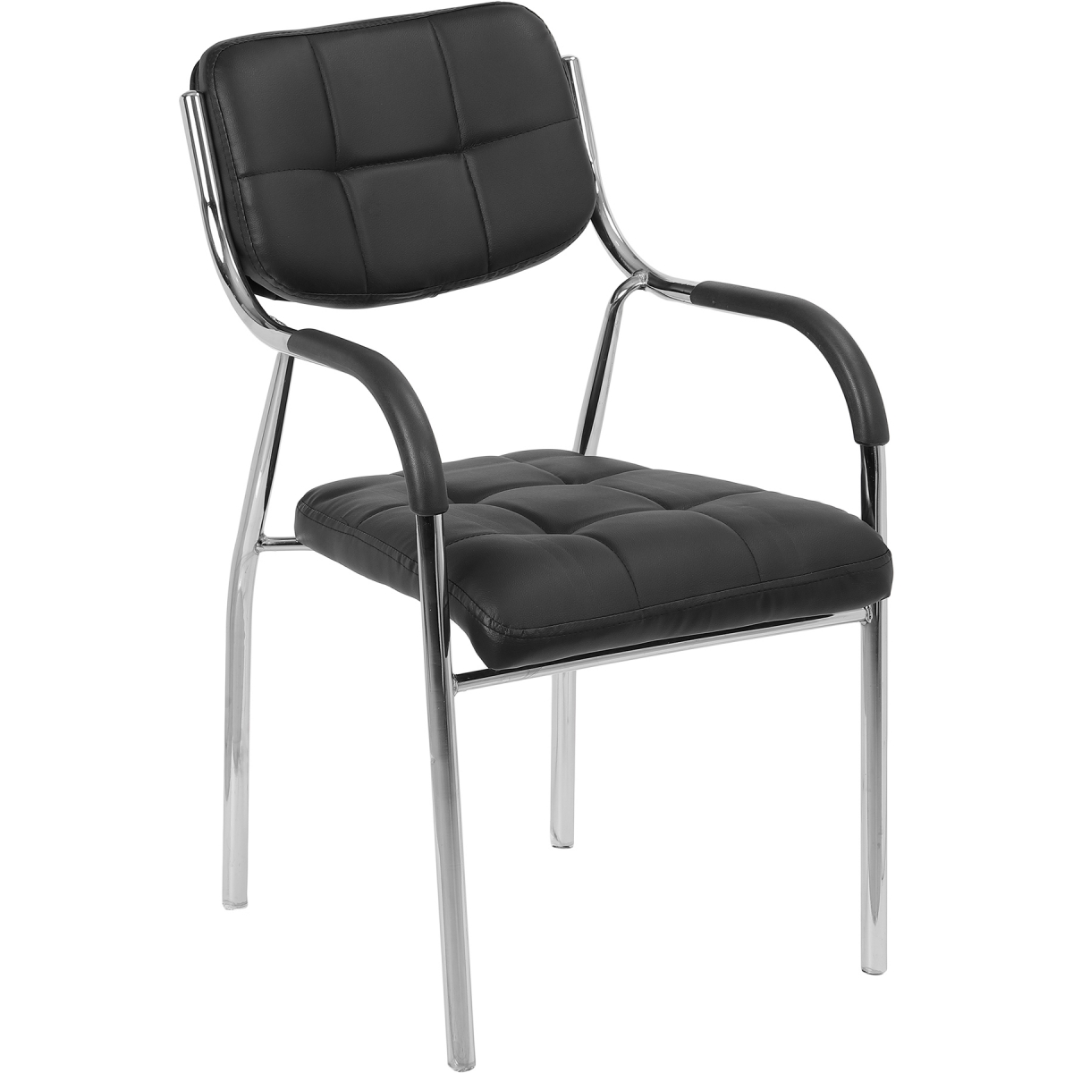 ML-1303 LOW BACK VISITOR OFFICE CHAIR IN BLACK - Image 2