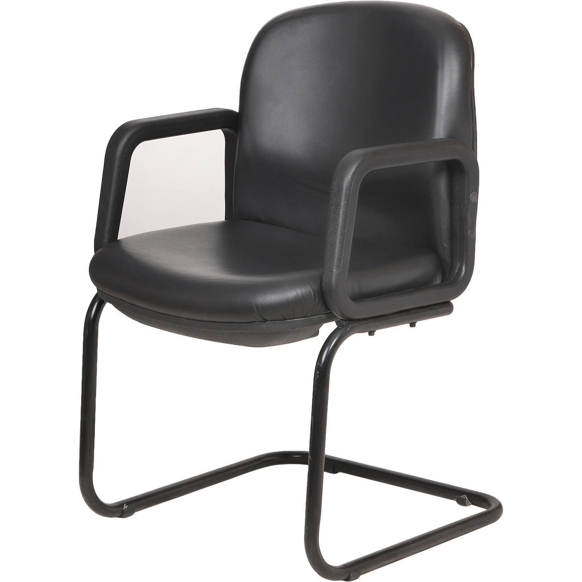 ML-1297-Mid Back Synthetic Leather Office Visitors Chair - Image 3