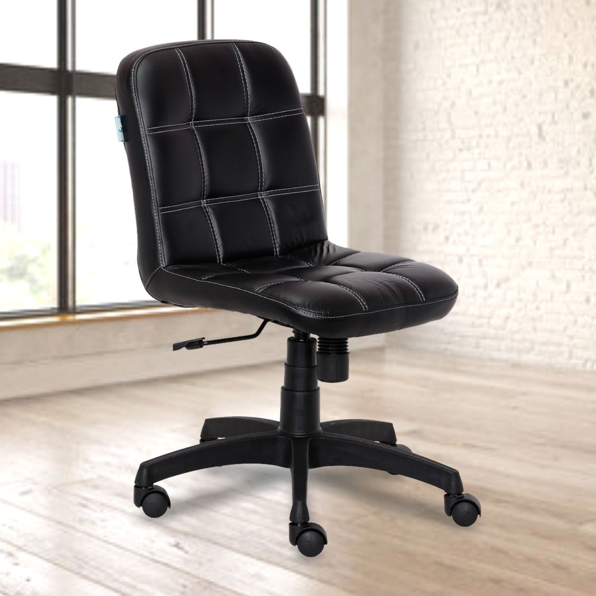 ML-1015 LEATHERETTE TASK CHAIR IN BLACK COLOR