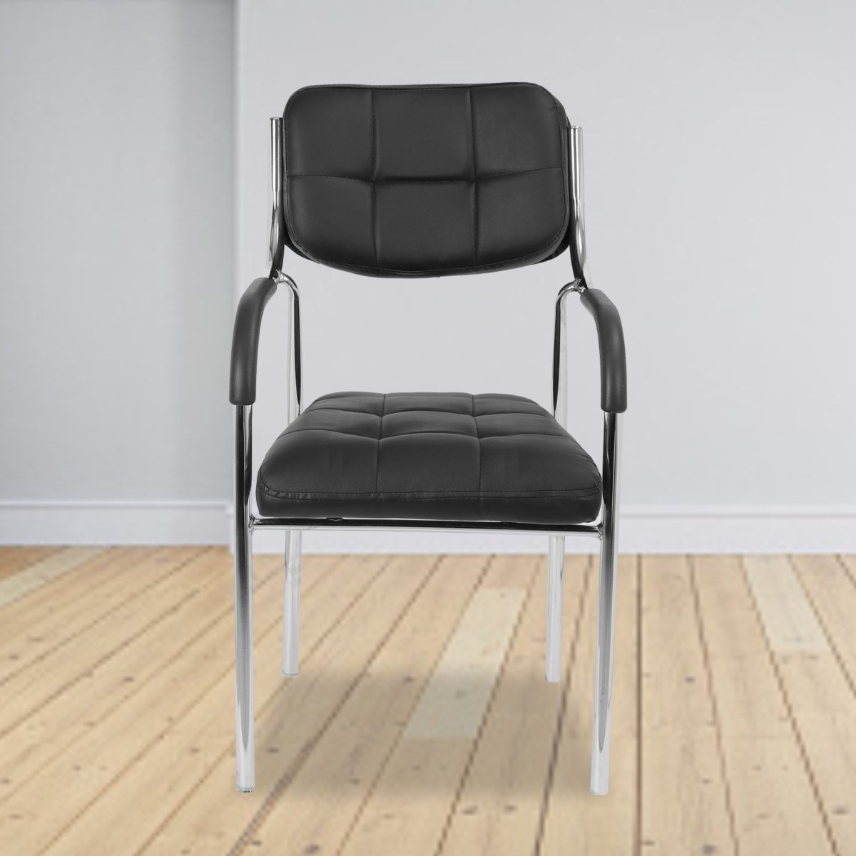 ML-1303 LOW BACK VISITOR OFFICE CHAIR IN BLACK