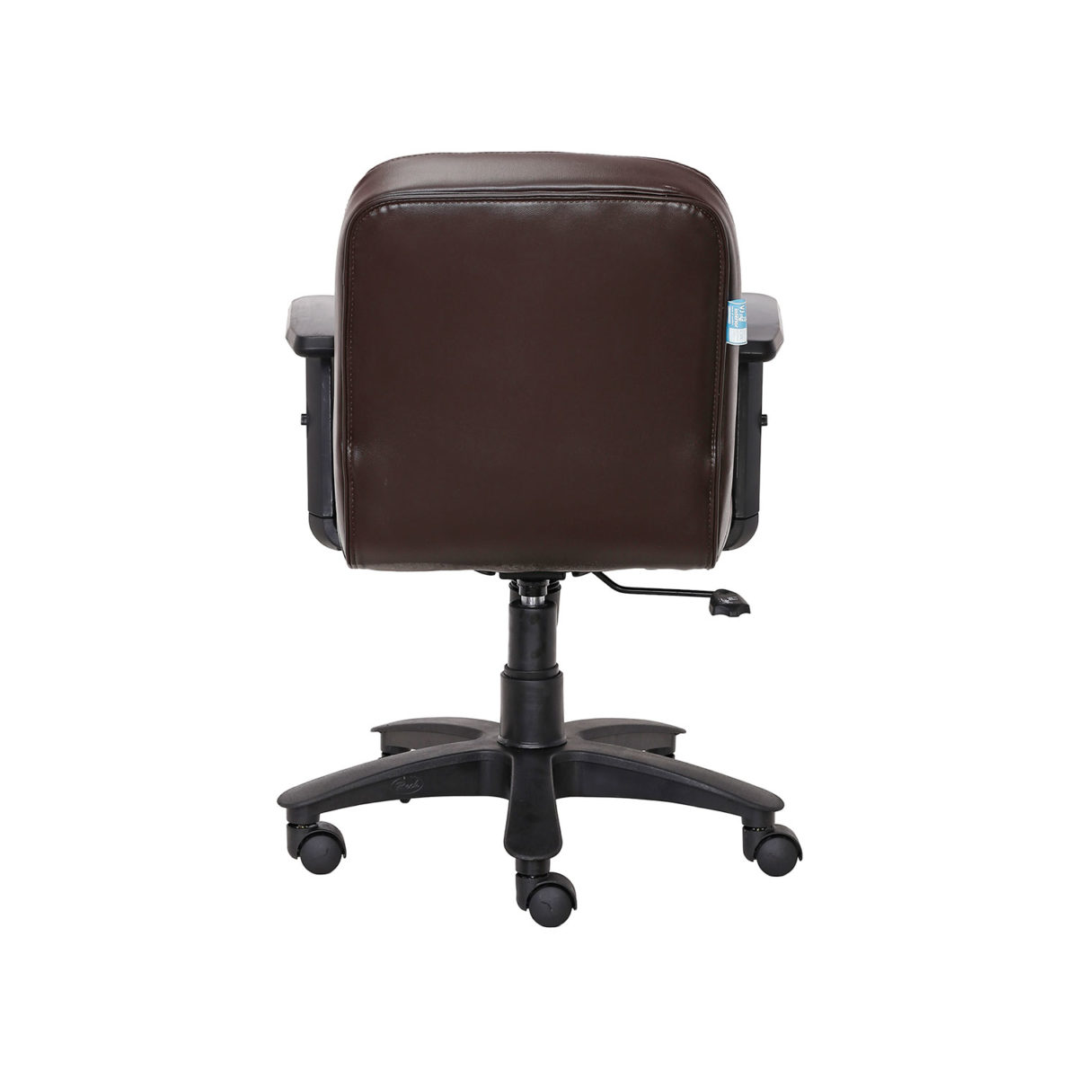 ML-1012-Low Back Office Chair In Dark Brown Color - Image 4