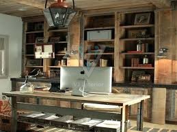 rustic office furniture