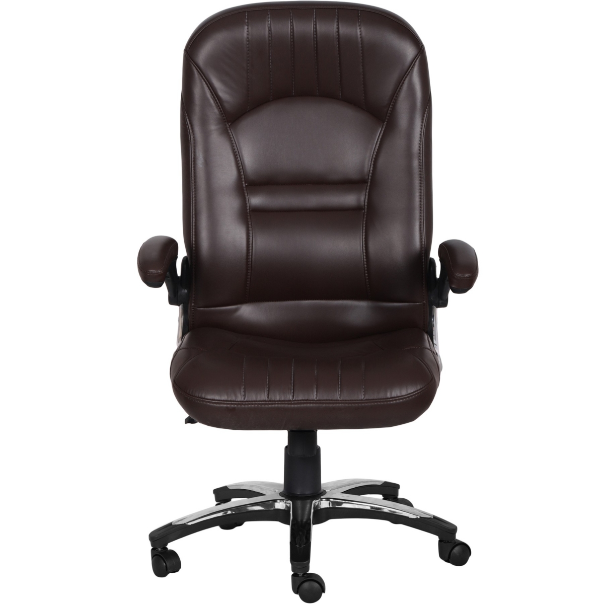 ML-1521-Leather High Back Senior Officer Chair - Image 2