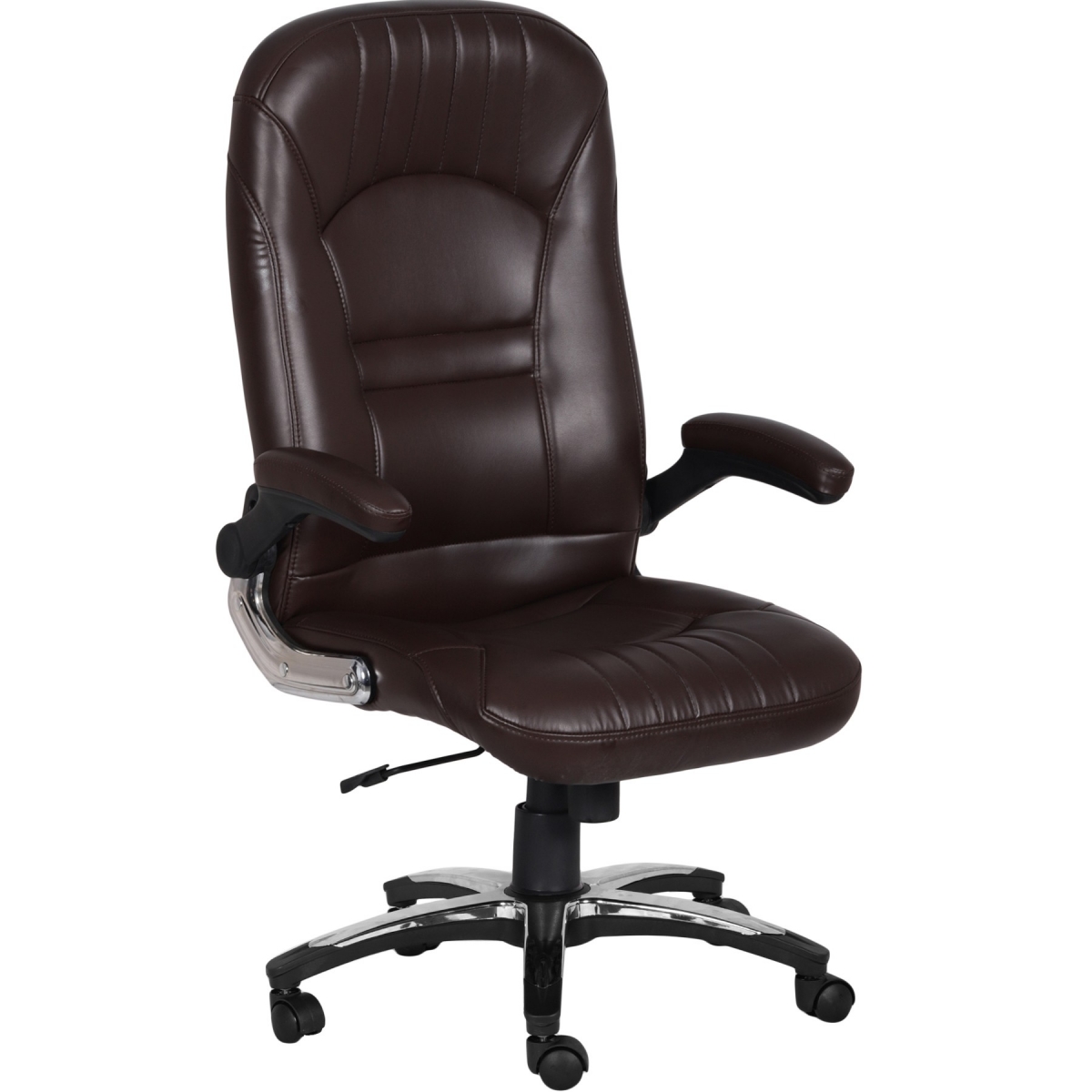 ML-1521-Leather High Back Senior Officer Chair - Image 3