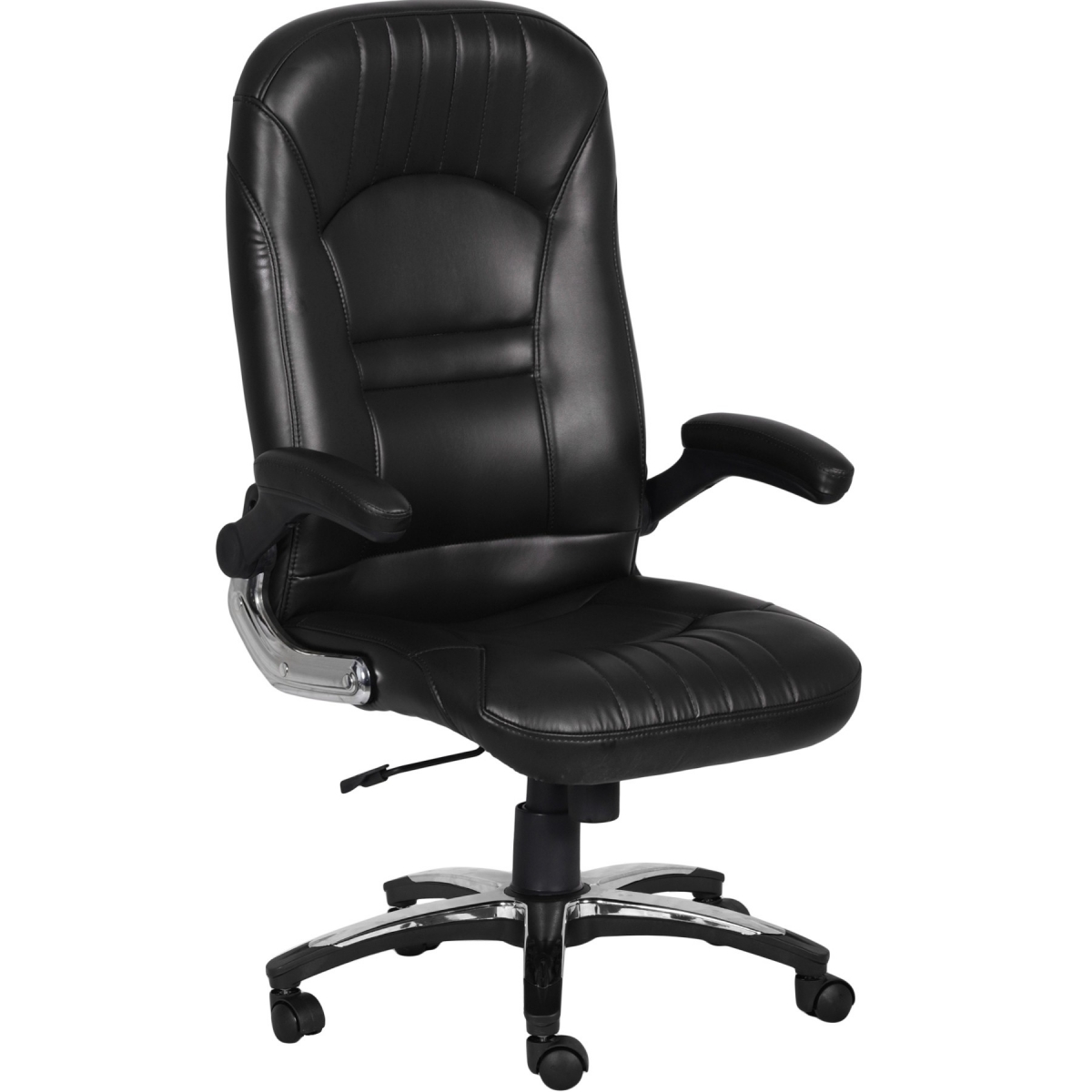 ML-1521-Leather High Back Senior Officer Chair - Image 4