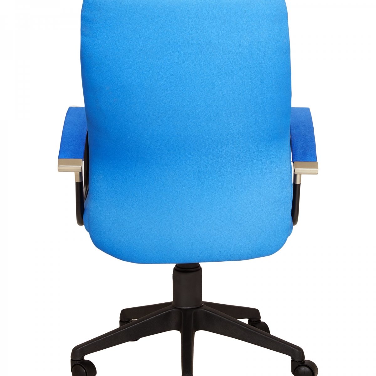 ML-1663 Stylish Revolving Office Chair In Bright Blue Color - Image 3